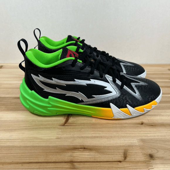 Puma Scoot Zeros NBA 2K Shot Meter Basketball shoes Men's size 10.5 Black Green - Picture 1 of 8